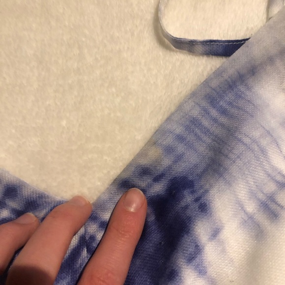 White and Blue Vince Camuto Maxi Dress - Picture 6 of 7